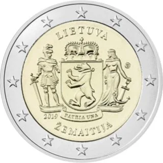 Zweite litauische 2-Euro-Gedenkmünze 2019 heute ausgegeben