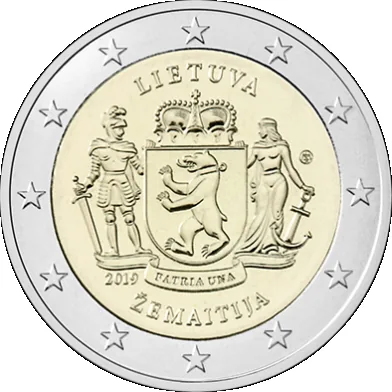 Zweite litauische 2-Euro-Gedenkmünze 2019 heute ausgegeben