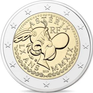 Ausgabe der ersten französischen 2-Euro-Gedenkmünze 2019