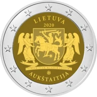 Motiv der ersten litauischen 2-Euro-Gedenkmünze 2020 veröffentlicht