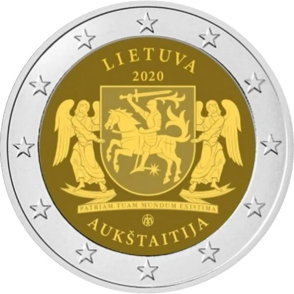 Motiv der ersten litauischen 2-Euro-Gedenkmünze 2020 veröffentlicht