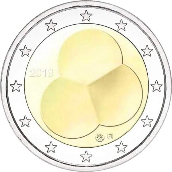 Thema und Motiv der ersten finnischen 2-Euro-Gedenkmünze 2019 veröffentlicht