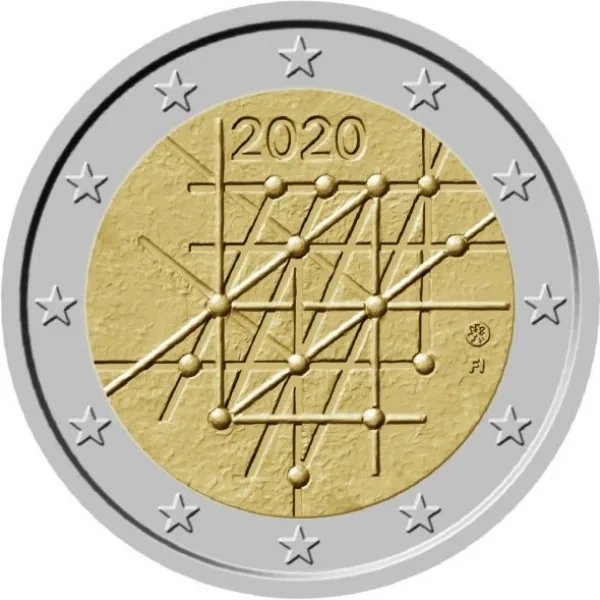 Motiv der ersten finnischen 2-Euro-Gedenkmünze 2020 bekannt
