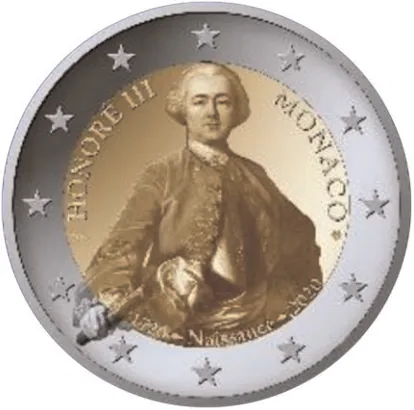 Thema und Motiv der monegassischen 2-Euro-Gedenkmünze 2020 bekannt