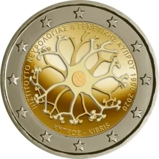 Zypriotische 2-Euro-Gedenkmünze 2020 ausgegeben