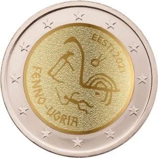 Motiv der zweiten estnischen 2-Euro-Gedenkmünze 2021 vorgestellt