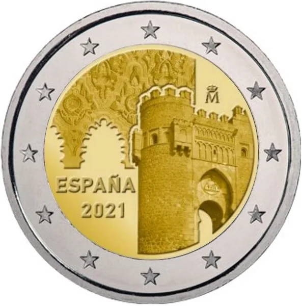 Motiv der spanischen 2-Euro-Gedenkmünze 2021 veröffentlicht