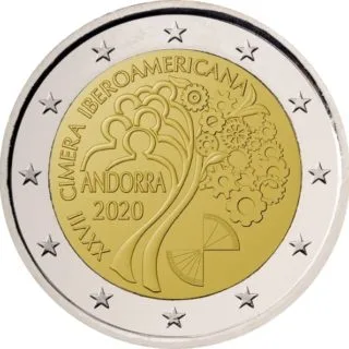 Erste andorranische 2-Euro-Gedenkmünze 2020 ausgegeben