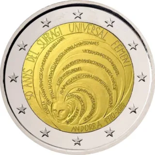 Motiv der zweiten andorranischen 2-Euro-Gedenkmünze 2020 bekannt