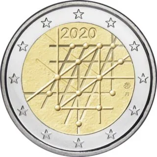 Ausgabe der ersten finnischen 2-Euro-Gedenkmünze 2020 nächste Woche