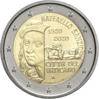 Zweite vatikanische 2-Euro-Gedenkmünze 2020 ausgegeben