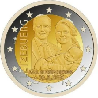 Motiv der zweiten luxemburgischen 2-Euro-Gedenkmünze 2020 veröffentlicht