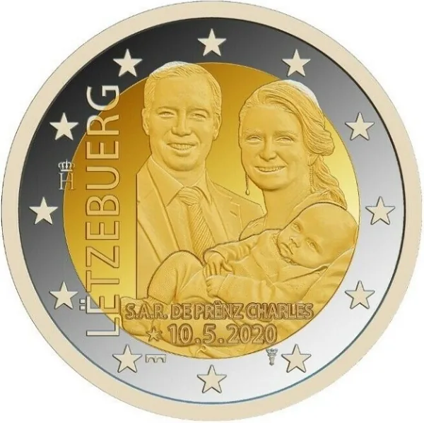 Motiv der zweiten luxemburgischen 2-Euro-Gedenkmünze 2020 veröffentlicht