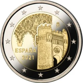 Spanische 2-Euro-Gedenkmünze 2021 ausgegeben