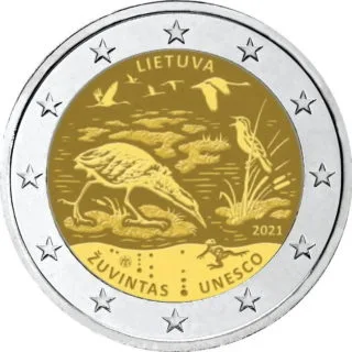 Erste litauische 2-Euro-Gedenkmünze 2021 ausgegeben