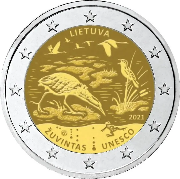 Erste litauische 2-Euro-Gedenkmünze 2021 ausgegeben