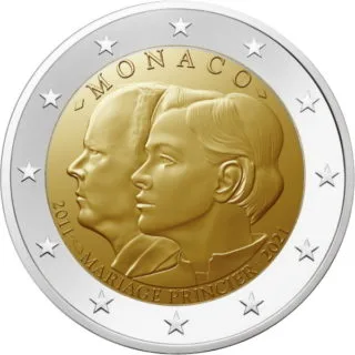 Motiv der monegassischen 2-Euro-Gedenkmünze 2021 veröffentlicht