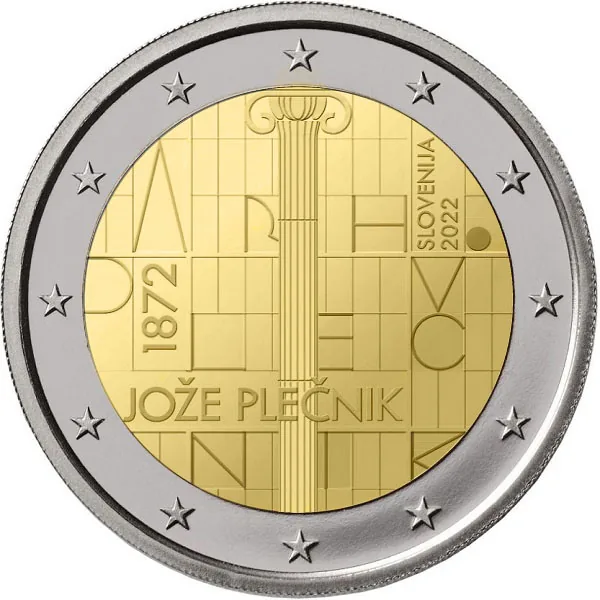 Motiv der ersten slowenischen 2-Euro-Gedenkmünze 2022 veröffentlicht