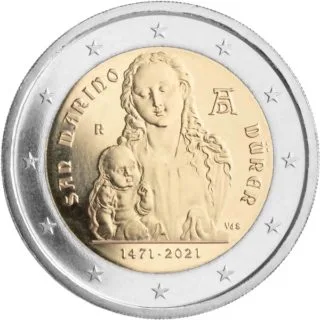 Zweite san-marinesische 2-Euro-Gedenkmünze 2021 ausgegeben