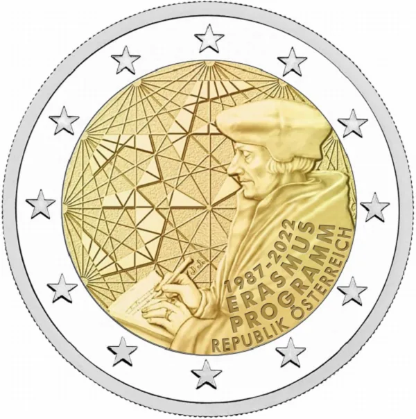 Motiv der österreichischen 2-Euro-Gedenkmünze 2022 veröffentlicht