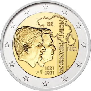 Erste belgische 2-Euro-Gedenkmünze 2021 ausgegeben