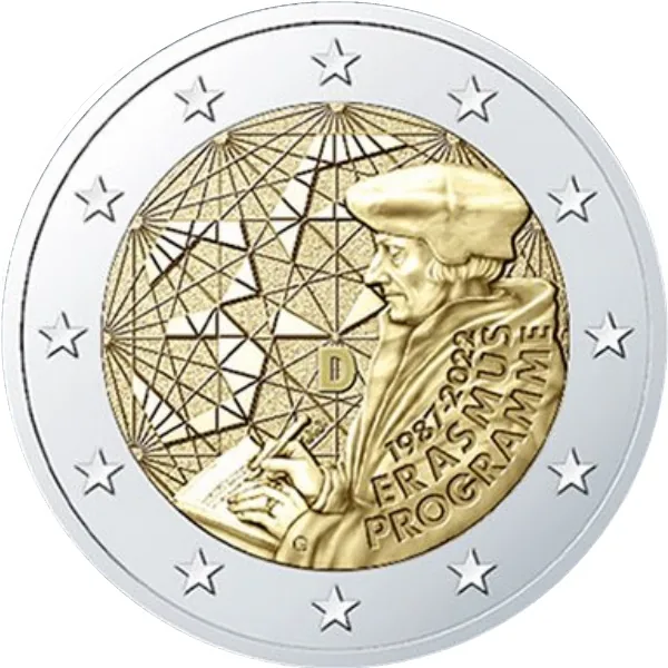 Motiv der zweiten deutschen 2-Euro-Gedenkmünze 2022 veröffentlicht