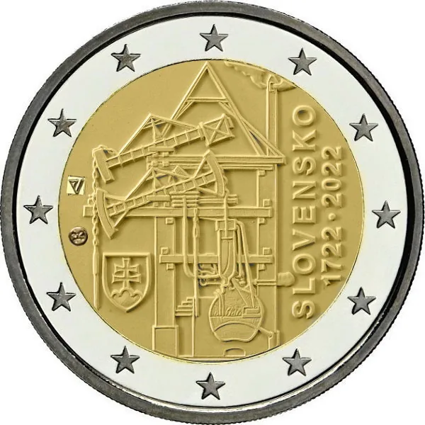 Motiv der ersten slowakischen 2-Euro-Gedenkmünze 2022 veröffentlicht