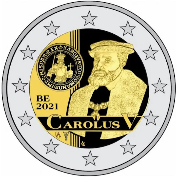 Motiv der zweiten belgischen 2-Euro-Gedenkmünze 2021 veröffentlicht