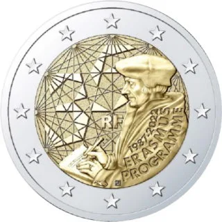 Motiv der ersten französischen 2-Euro-Gedenkmünze 2022 veröffentlicht