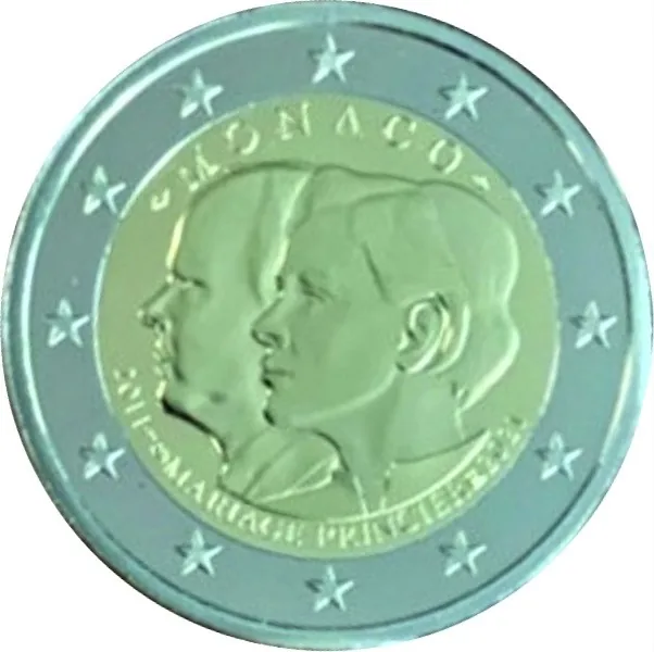 Monegassische 2-Euro-Gedenkmünze 2021 ausgegeben