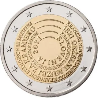 Slowenische 2-Euro-Gedenkmünze 2021 ausgegeben