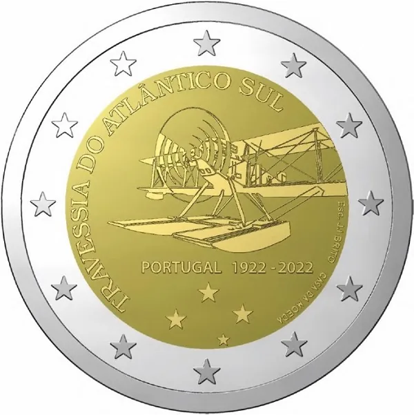 Motiv der zweiten portugiesischen 2-Euro-Gedenkmünze 2022 veröffentlicht