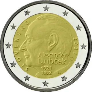 Motiv der slowakischen 2-Euro-Gedenkmünze 2021 veröffentlicht