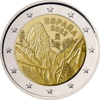 Motiv der ersten spanischen 2-Euro-Gedenkmünze 2022 veröffentlicht