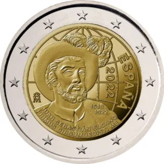 Motiv der zweiten spanischen 2-Euro-Gedenkmünze 2022 veröffentlicht