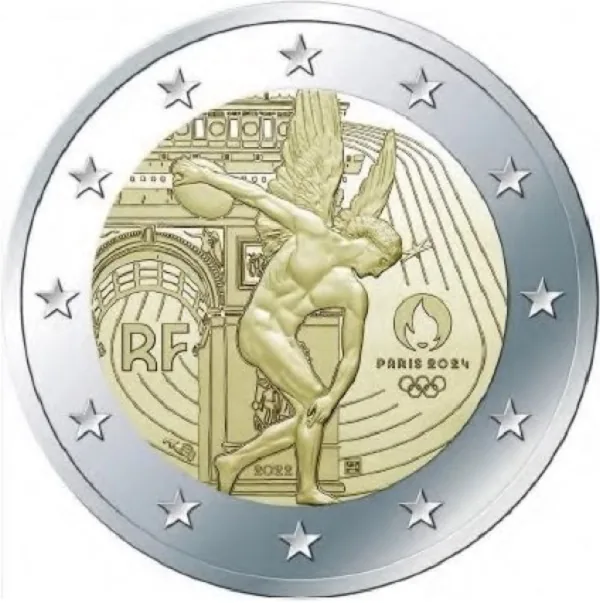 Motiv der zweiten nationalen französischen 2-Euro-Gedenkmünze 2022 vorgestellt