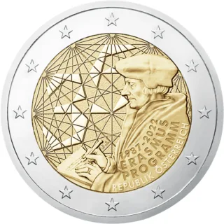 Motiv der österreichischen 2-Euro Gemeinschaftsausgabe 2022 veröffentlicht