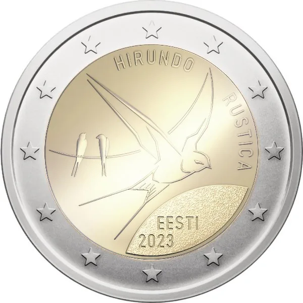 Motiv der ersten estnischen 2-Euro-Gedenkmünze 2023 vorgestellt