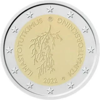 Motiv der zweiten nationalen finnischen 2-Euro-Gedenkmünze 2022 vorgestellt