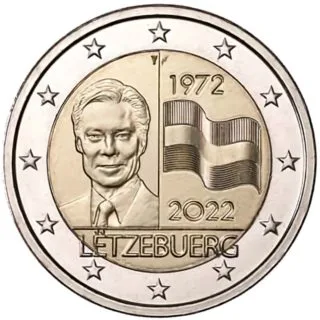 Erste luxemburgische 2-Euro-Gedenkmünze 2022 ausgegeben