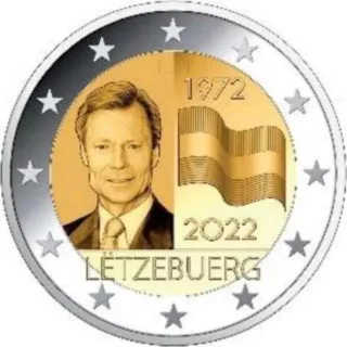 Motiv der ersten nationalen luxemburgischen 2-Euro-Gedenkmünze 2022 vorgestellt