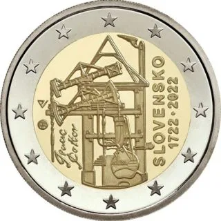 Slowakische 2-Euro-Gedenkmünze 2022 ausgegeben