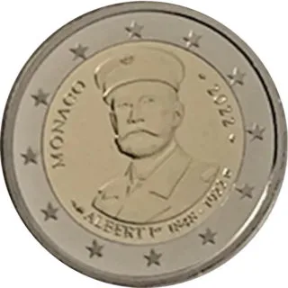 Monegassische 2-Euro-Gedenkmünze 2022 ausgegeben