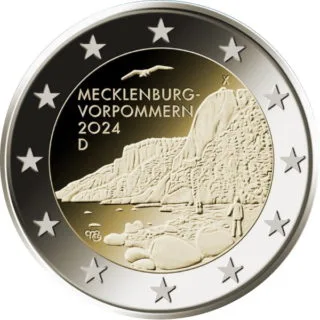 Motiv der ersten deutschen 2-Euro-Gedenkmünze 2024 veröffentlicht