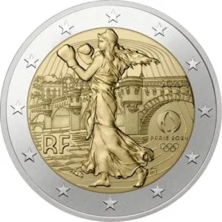 Erste französische 2-Euro-Gedenkmünze 2023 ausgegeben