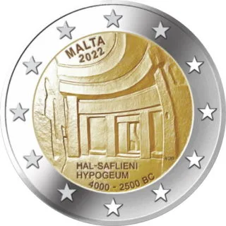 Maltesische 2-Euro-Gedenkmünzen 2022 ausgegeben