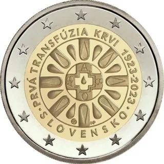 Erste slowakische 2-Euro-Gedenkmünze 2023 ausgegeben
