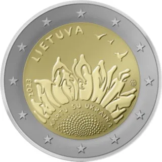 Erste litauische 2-Euro-Gedenkmünze 2023 ausgegeben