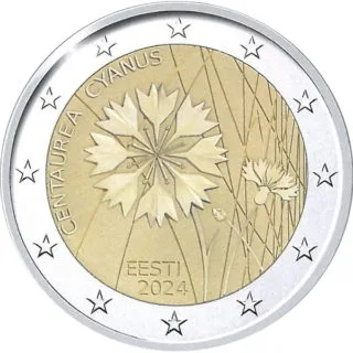 Motiv der ersten estnischen 2-Euro-Gedenkmünze 2024 vorgestellt