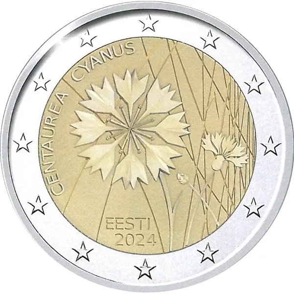 Motiv der ersten estnischen 2-Euro-Gedenkmünze 2024 vorgestellt